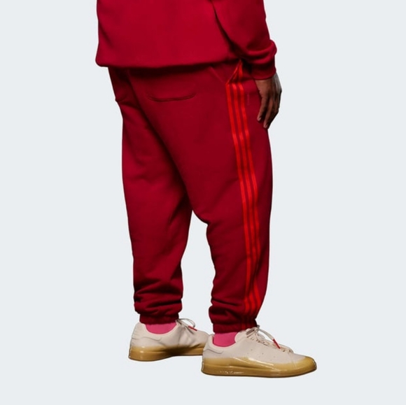 adidas x Ivy Park French Terry Unisex Sweatpants - Intense Red - Picture 3 of 7